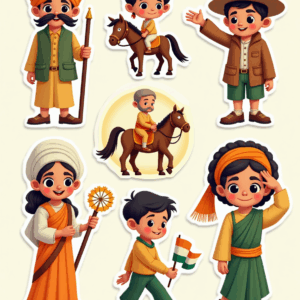 Republic Day - Sticker Sheet v16
